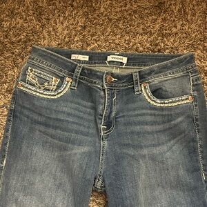 Vigoss Women's Classic Blue Straight Leg Jeans